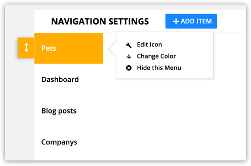 Navigation settings