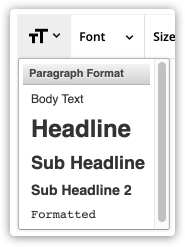 paragraph format example