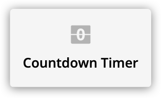 countdown timer element