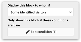 display this block to whom setting